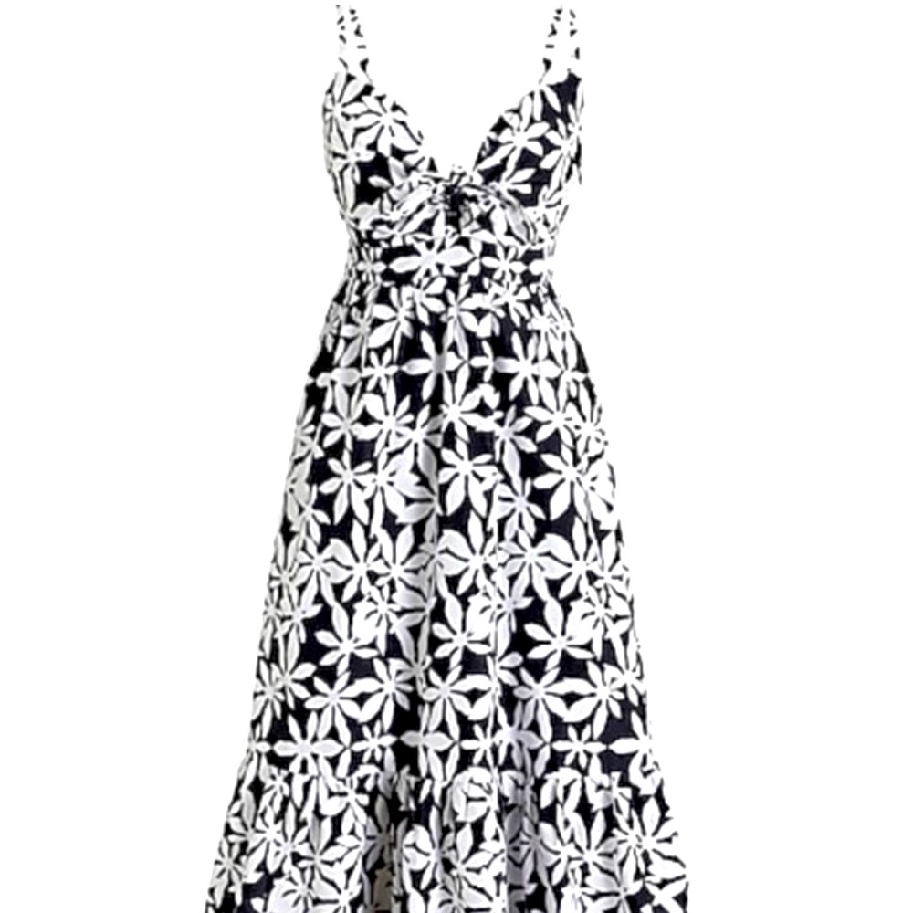 J.Crew, white /black dress